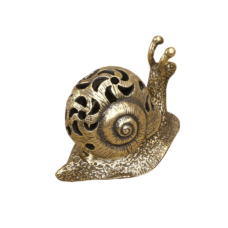 

Chinese Bronze Snail Censer Decoration Creative Home Furnishing