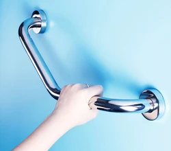 Vidric three curved armrest Bathroom grab bars Stainless steel bathtub hand rails safety hand bar