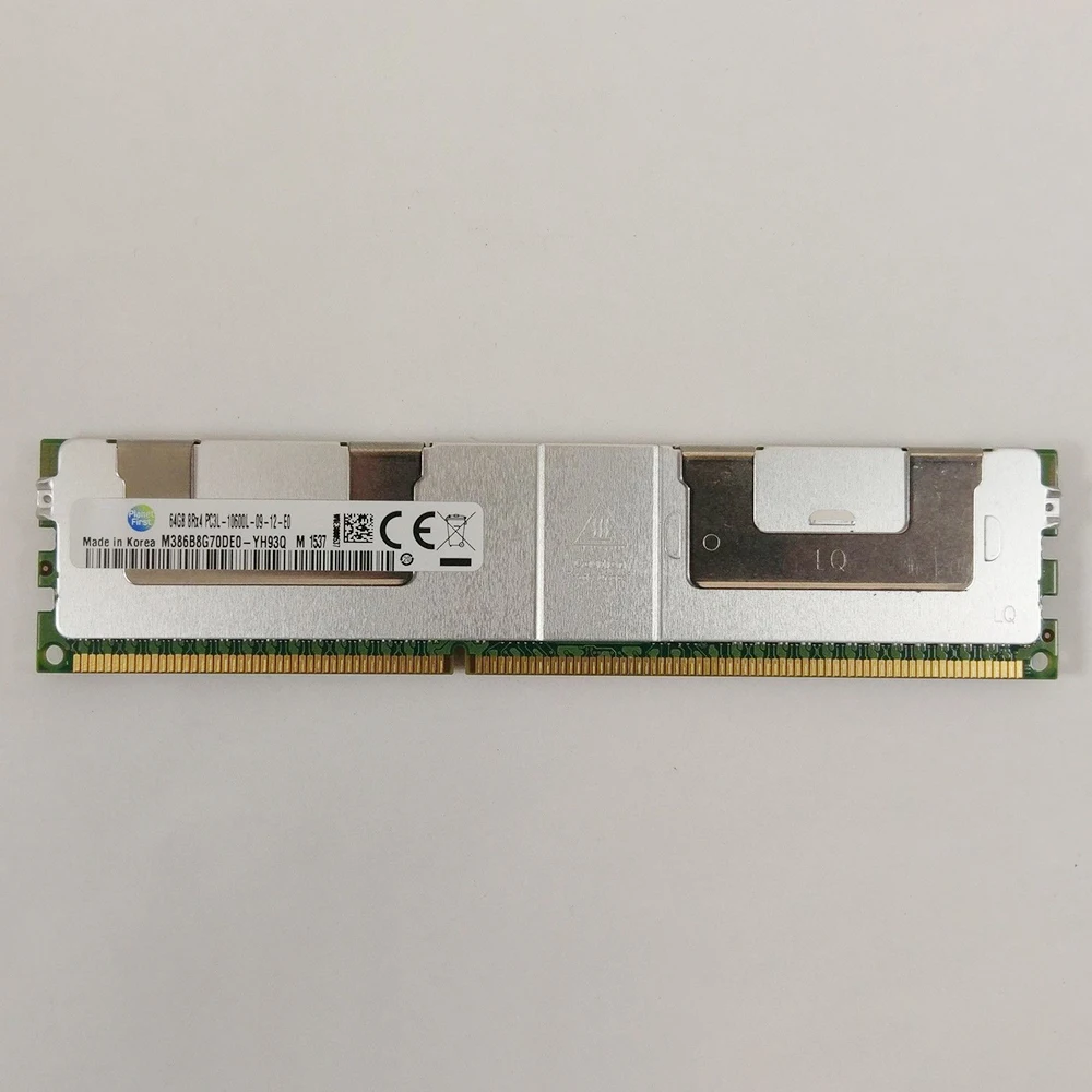 

1 Pcs For Samsung 64GB 8RX4 PC3L-10600L M386B8G70DE0-YH9 M386B8G70DE0-YH93Q 1333 DDR3L Server Memory Fast Ship High Quality