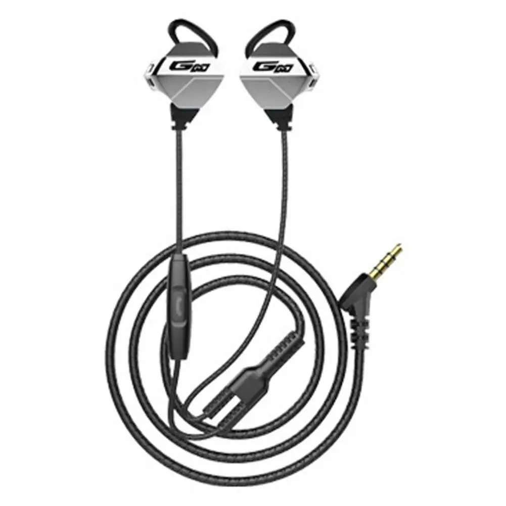 Auricular con cable estéreo envolvente con función de llamada de juego, auricular portátil con Control de cable para juegos con micrófono