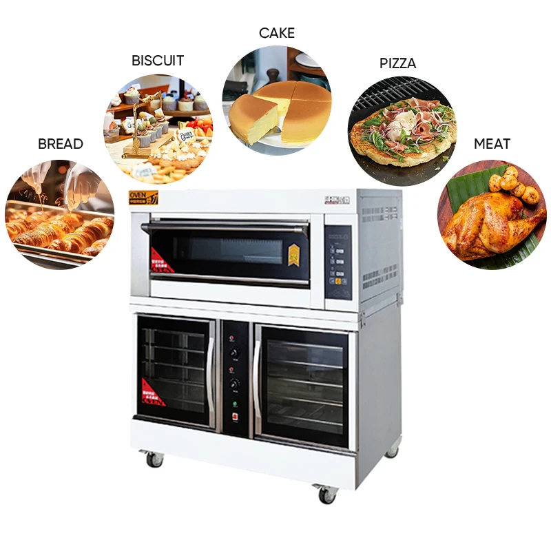 Z100L Electric Digital Commercial Convection Oven With 10-Tray Proofer For Restaurants - High-Efficiency Durable Baking Equipmen