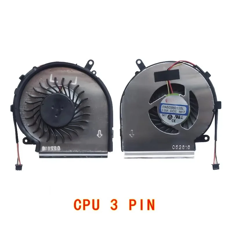New Laptop CPU Cooling Fan Cooler GPU Cooling For MSI GE62VR GE72VR GP62MVR MS-16JB 16J4 16J5 16J8 GE72 GE62 PE60 PE70 GL62