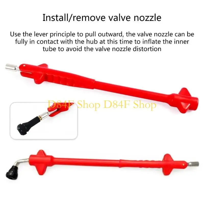 D84F Metal Tire Valves Stem Puller Tool with Valves Cores Tool Auto Tyre Valves Installation Removal Repair Tool