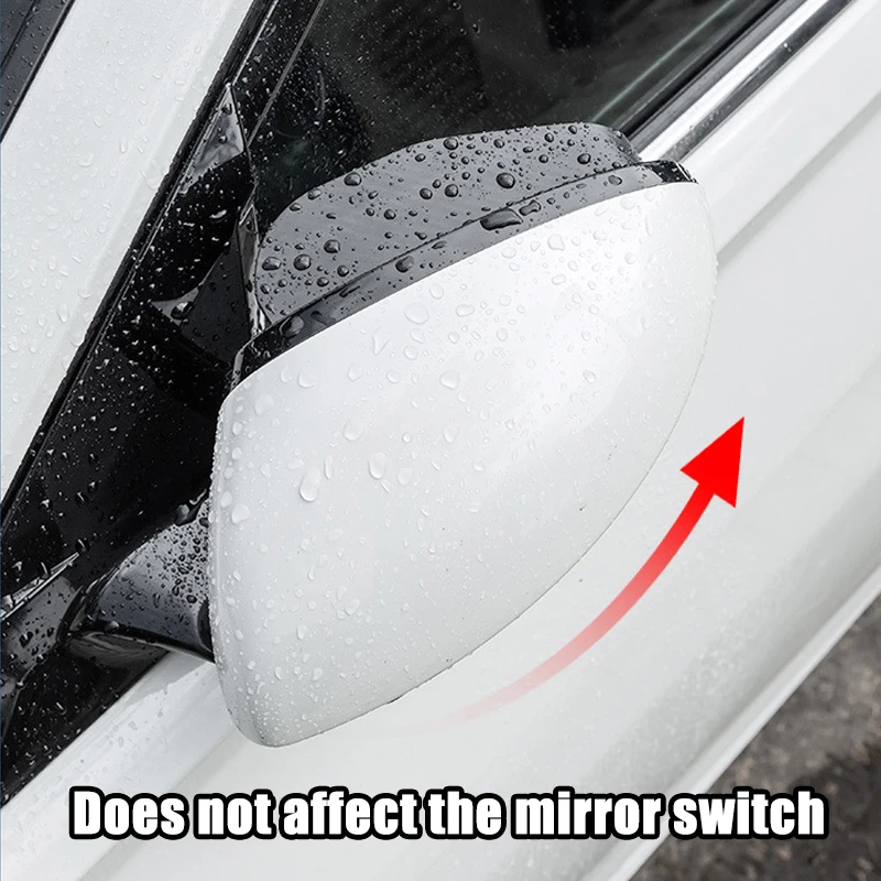 Car Rearview Mirror Rain Eyebrow Carbon Fiber Auto Side Mirrors Protector Blind Spot Mirror Visor Rain Shield Car Accessories