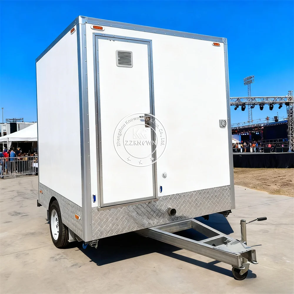 

Factory Direct Customizable Mobile Restroom Trailer Efficient Waste System Luxury Mobile Bathroom Trailer for Outdoor Events