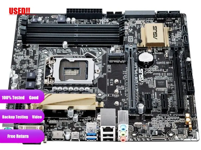 Asus Z170M-PLUS 1151 pin DDR4 Z170 motherboard