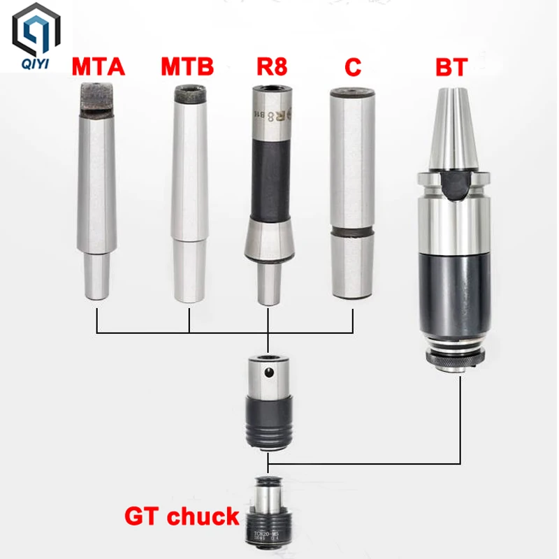 Imagem -03 - Tocando Pinça Chuck m4 m6 m8 M10 M12 M14 M16 M18 M20 Tocando Chuck Telescópico Ferramenta Suporte Iso Din Jis Sobrecarga Gt12 Gt24 Tc820
