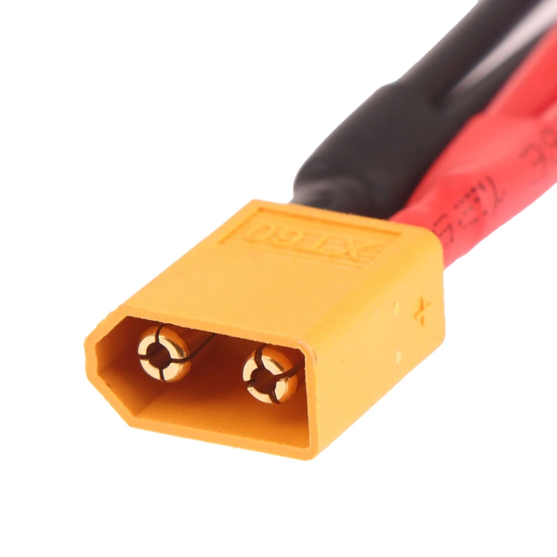 1pc XT60 Parallel Battery Connector Male/Female Cable Dual Extension Y Splitter 14AWG Silicone Wire for RC Battery Motor