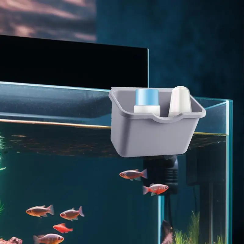 Aquarium Accessories Storage 2pcs Aquarium Tools Organizer Aquarium Accessories Storage Box Temporary Isolation Container For