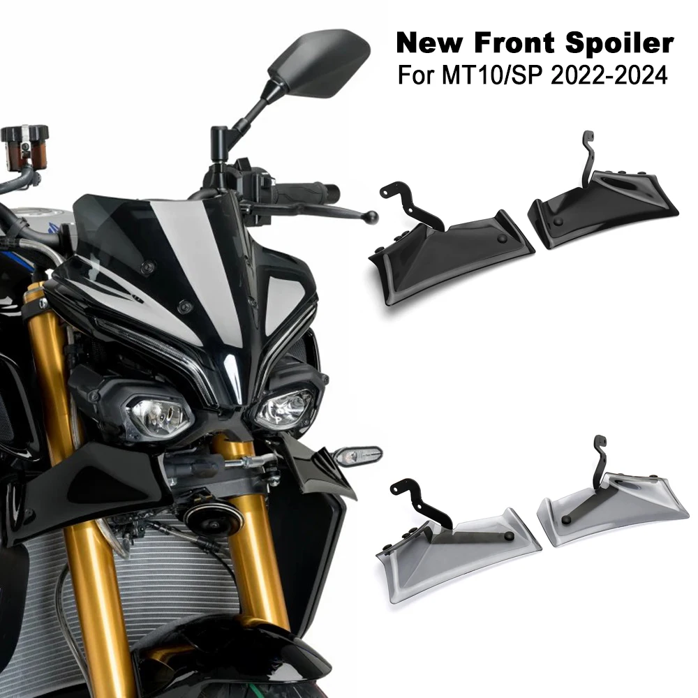 

For YAMAHA MT-10 MT 10 SP MT10 2022 2023 2024 Motorcycle Sport Downforce Naked Front Spoilers Aerodynamic Wing Deflector