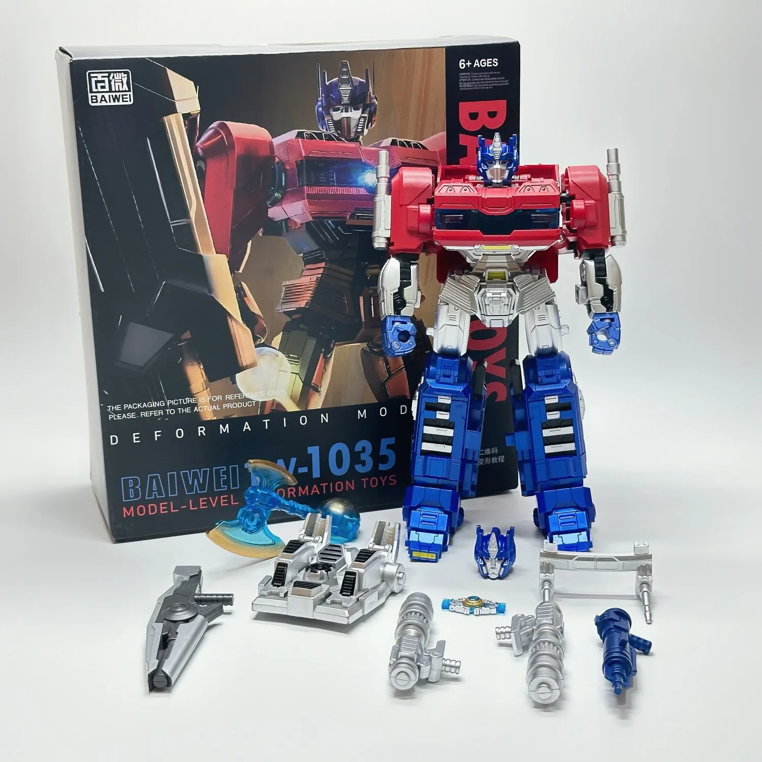 

【New Release】BAIWEI Transformed Toys TW1035 TW-1035 OP 18cm KO XL SS112 Action Robot Original Box 100%