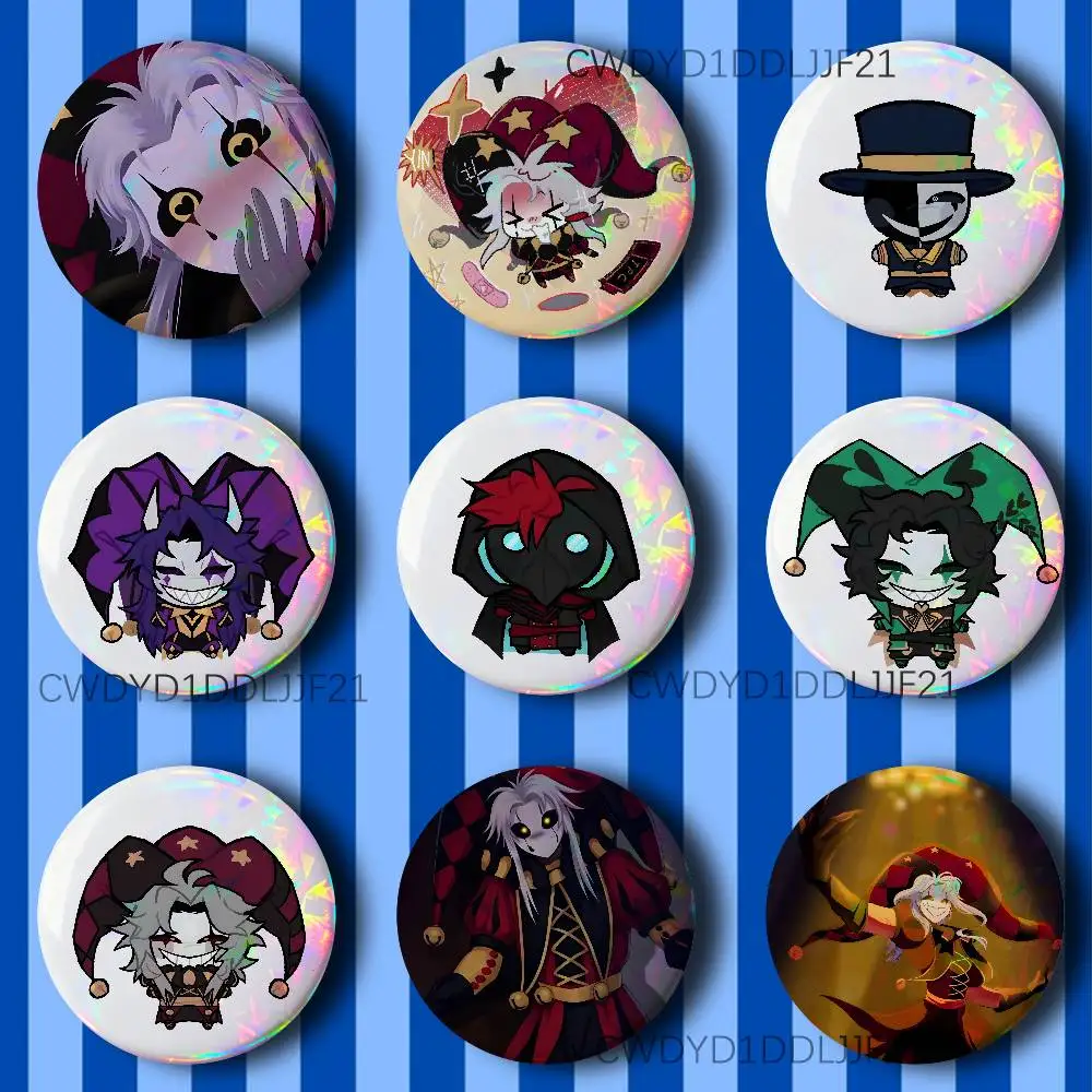 Pierrot The F-Freak Circus Brooch Creative Badge for Hat Bag Decoration Fans Collect Gifts