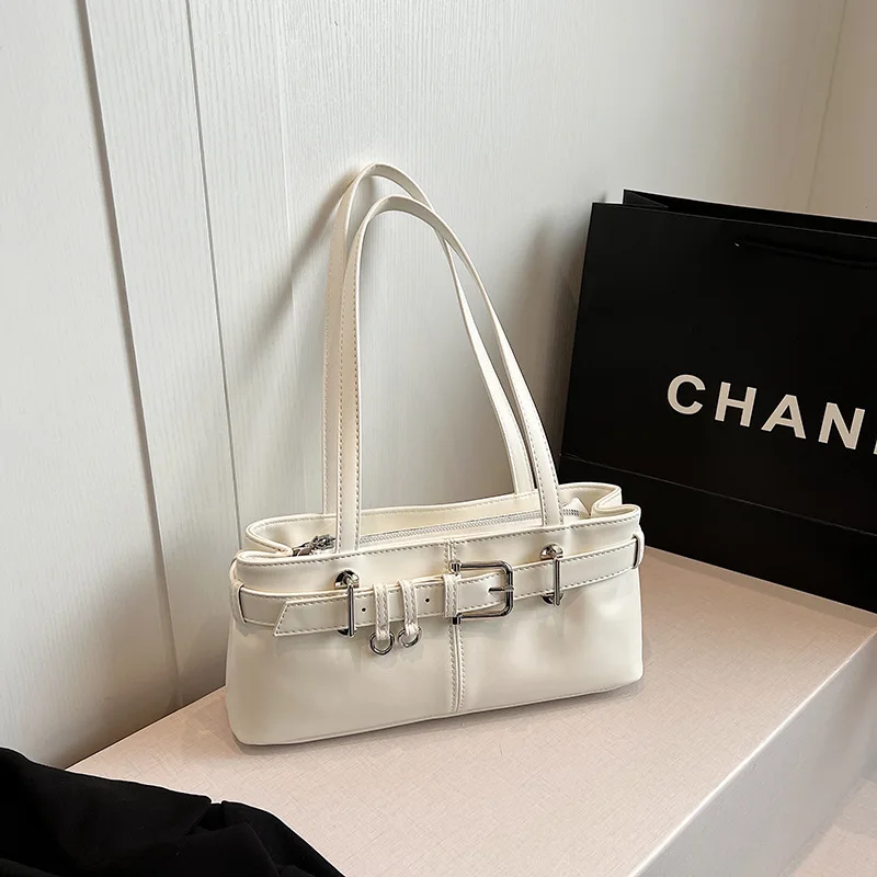 

Woman PU Leather Solid Color Underarm Bags Small Shoulder Bag Females Handbags and Purses Lady Fashion Designer Brand Tote Bag