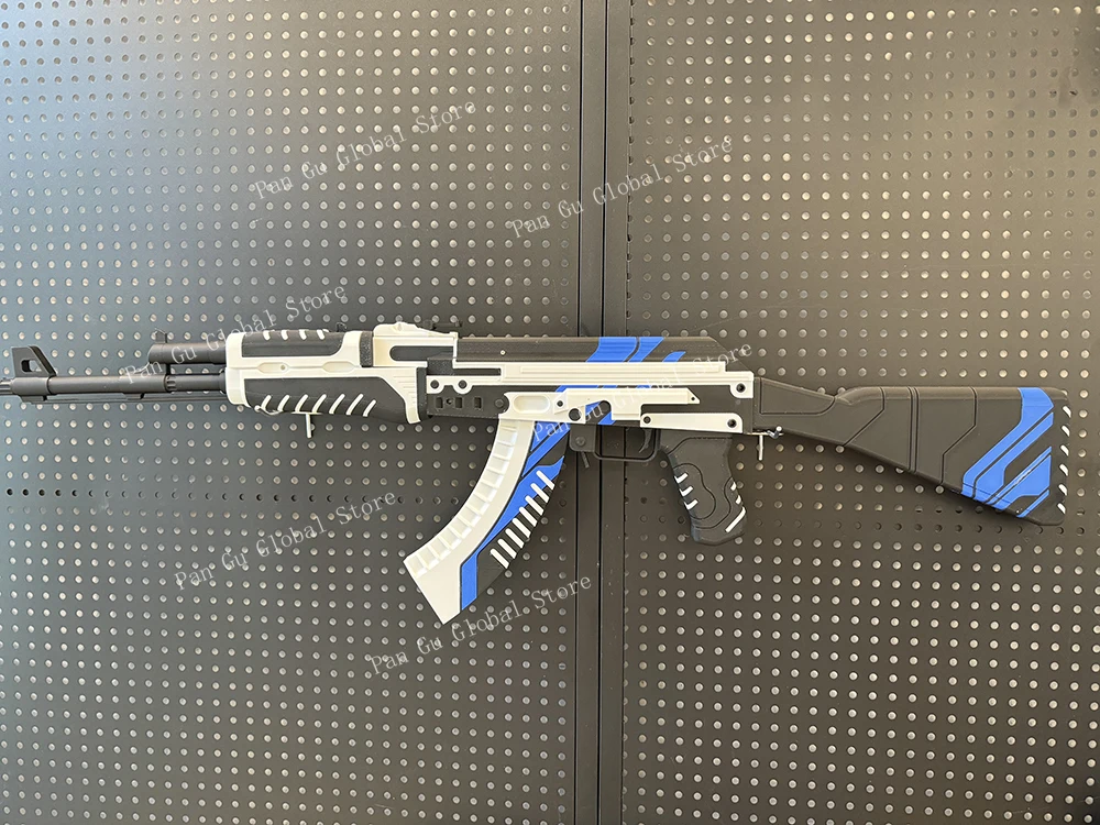 87cm/34.25in AK 3D Print Customized Toy Gun God Of Fire Katana Model Props Game Peripherals Party Supplies Cosplay Birthday Gift