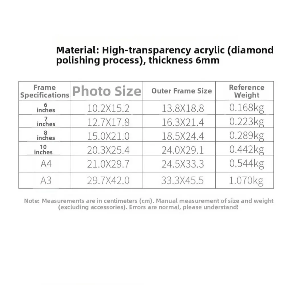 New Transparent Acrylic Photo Frame Tilted Design Clear Photocard Display Stand Modern Poster Display Stand Desktop view 6