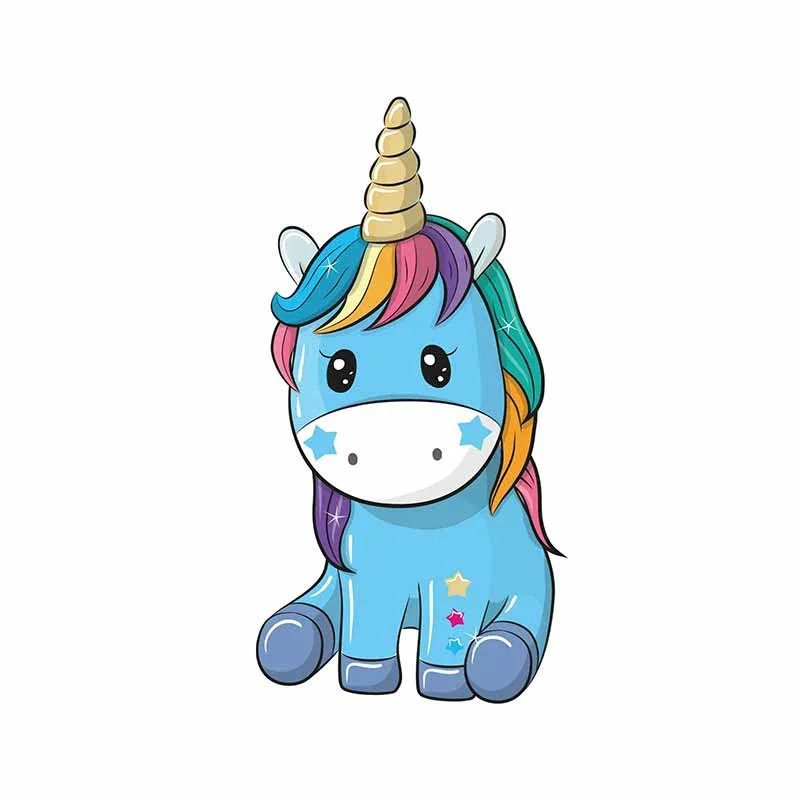Creative Cute Unicorn Car Stickers Waterproof Sunscreen Vinyl Decals Decorative Accessories