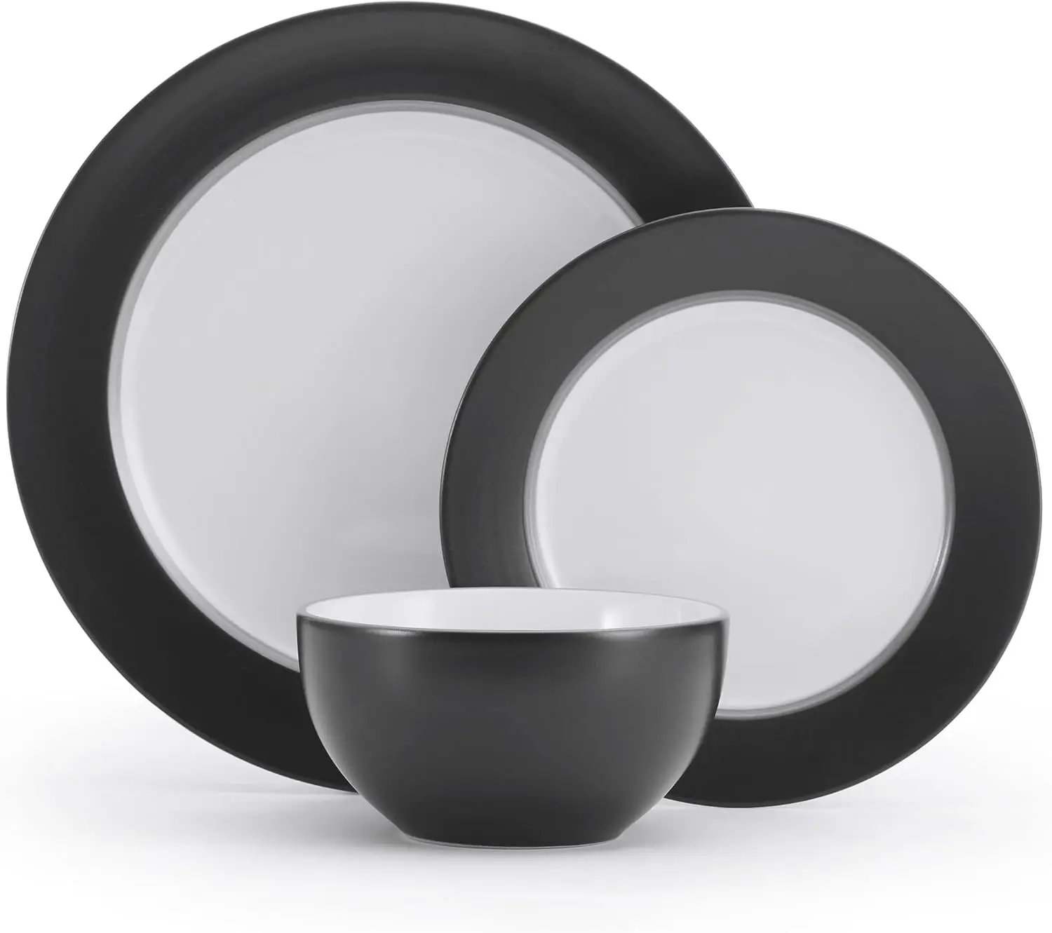 

Grayson Charcoal 12 Piece Dinnerware Set, Service for 4