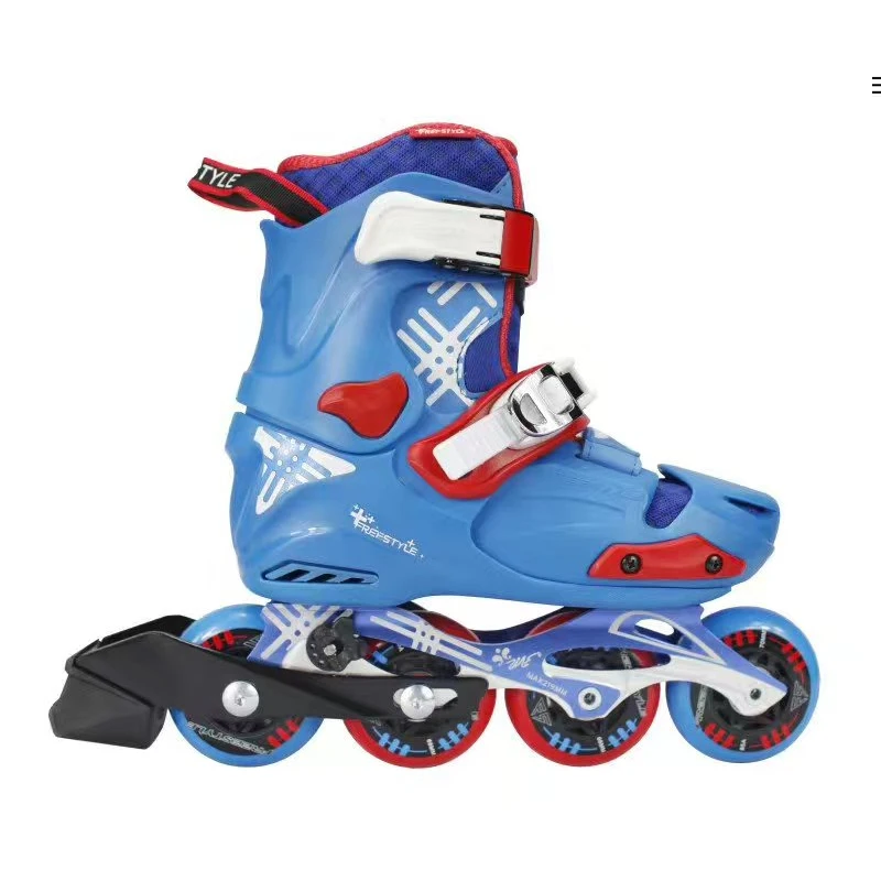 Factory Direct Sale Freestyle Adjustable Urban Inline Skates for Boys and Girls Kids Roller Skate Wheel