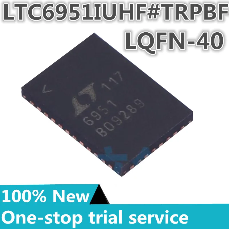 

2-100pcs %New original LTC6951IUHF#PBF LTC6951IUHF#TRPBF Silk Screen 6951 LQFN-40 clock generator/frequency synthesizer /PLL