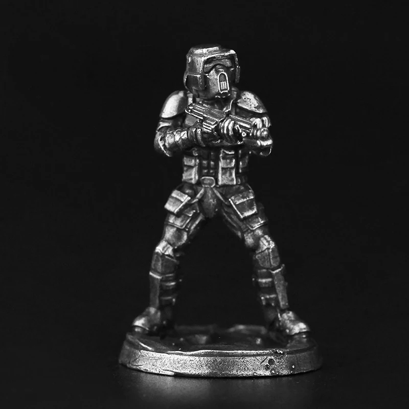 Figurines d'action Clone homme soldat en métal, modèle Cupronickel, jeu de société Miniature, jouets, pièce de jeu, accessoires d'ornement