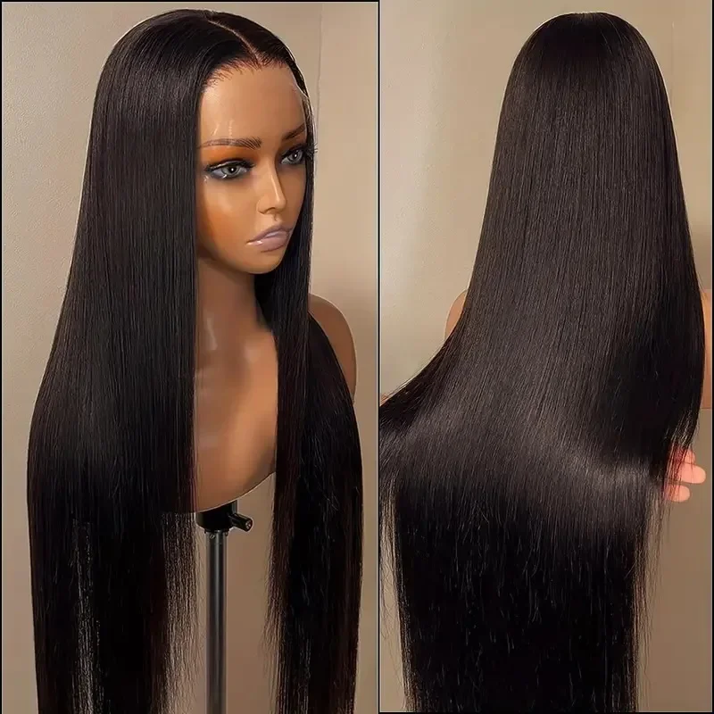 Bone Straight Human Hair Wig 4X4 Lace Closure Wig Pre Plucked 13x4 Transparent Lace Frontal Wigs Brazilian 13x6 Wigs For Women