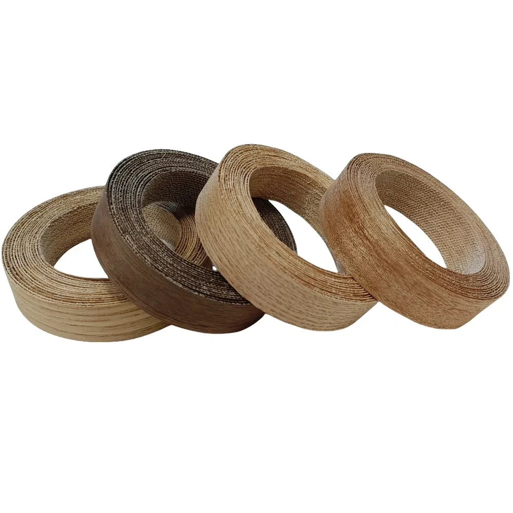 26mm Real Oak/Walnut/Okoume Wood Edge Banding Tape,0.6mm Pre-glued Iron on Veneer Edging Band Roll For Cabinet Furniture Repair