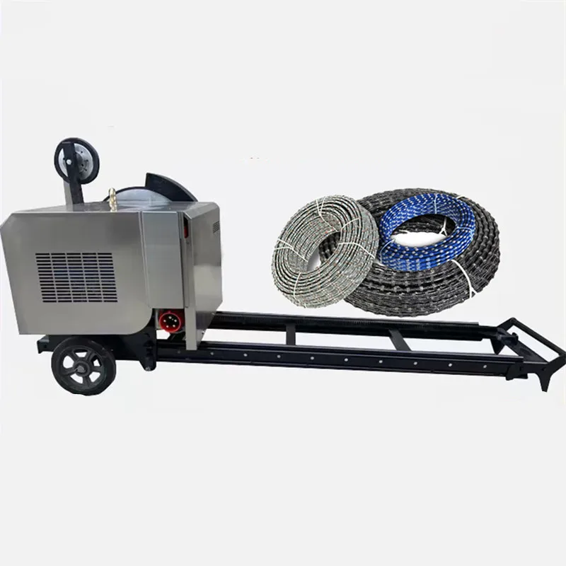 Wireless Remote Control Electric Wire Cutting Machine Construction Saw Wall Reinforced Concrete Wall Wire Saw Cutting Machine
