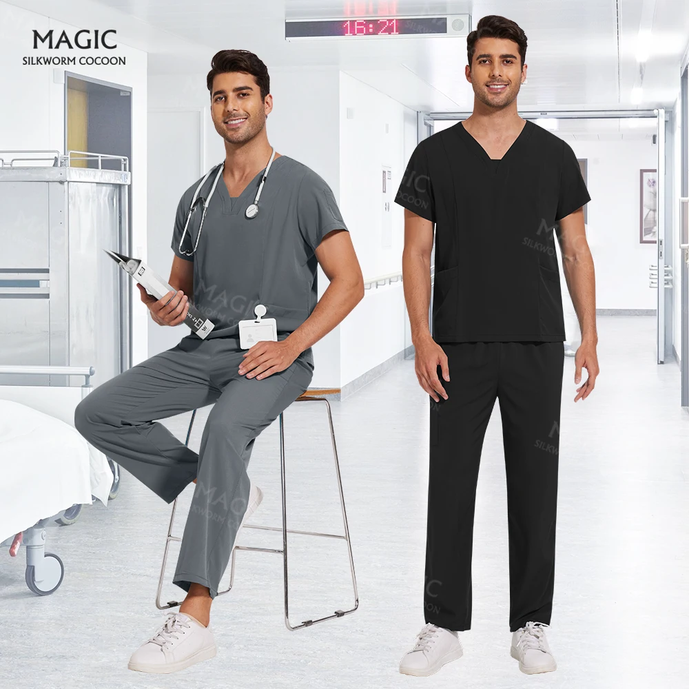 

Scrubs Suits Nurse Accessories Operating Room Work Clothes Medical Uniforms Suit Doctor Surgery Workwear Unisex Surgical Costume