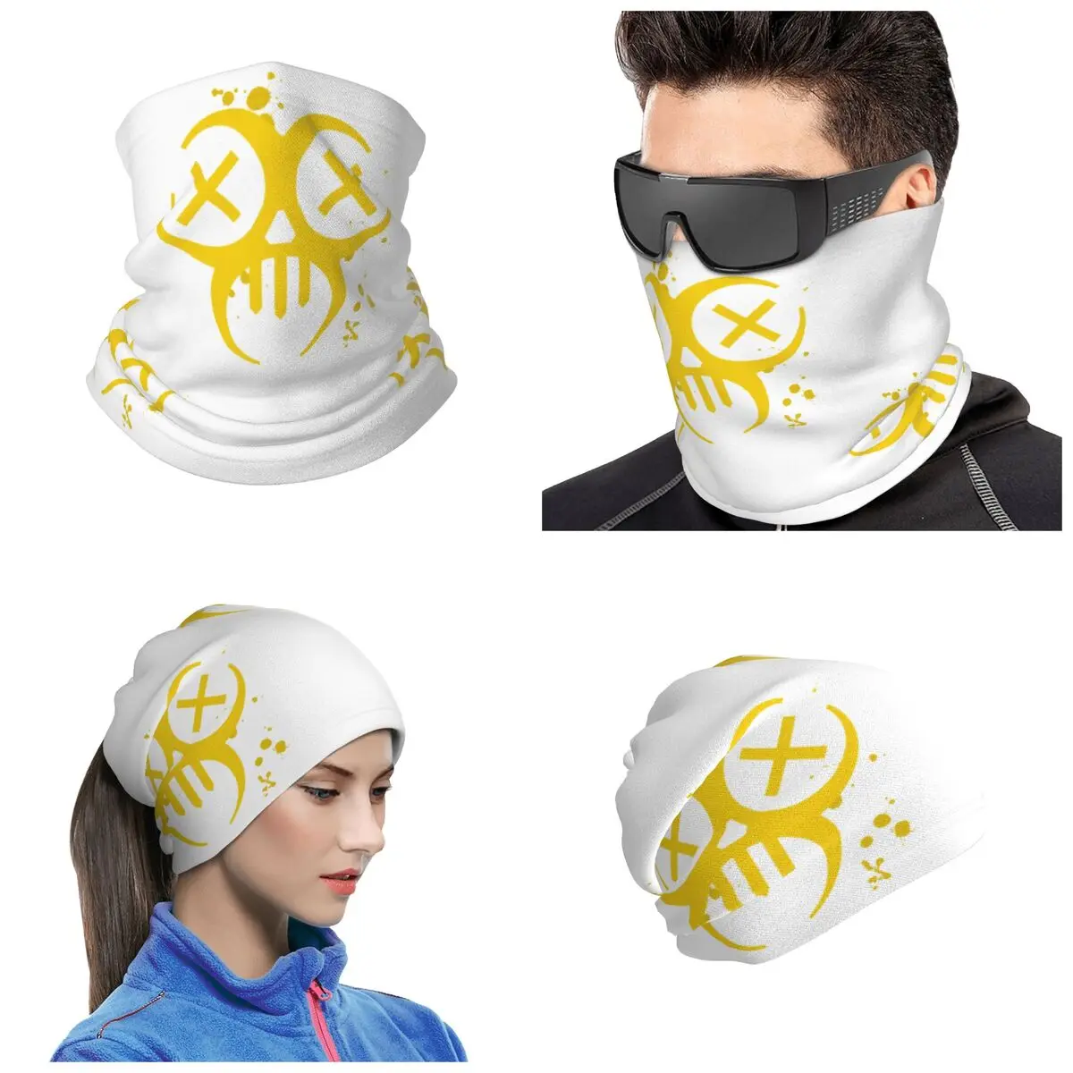 The Division 2 OUTCASTS Bandana Neck Gaiter Printed Wrap Scarf Running Headwear For Men Women Adult Breathable