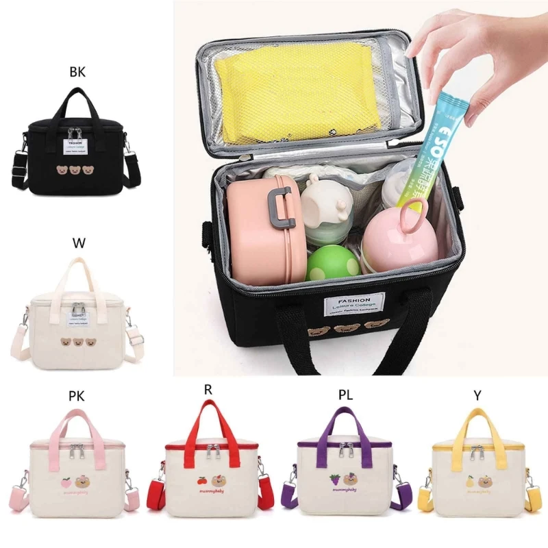 Baby Diaper Bag Newborn Shower Gift Multi-functional Lunch for Mother Kids