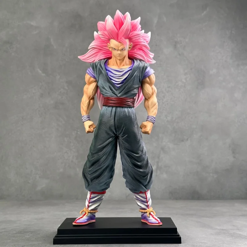 34CM Dragon Ball Z Son Goku Anime Figura Ssj3 Super Saiyan Collezione in PVC Giocattolo Action Figurine Decor Modello Regalo Ragazzo Regalo di Natale