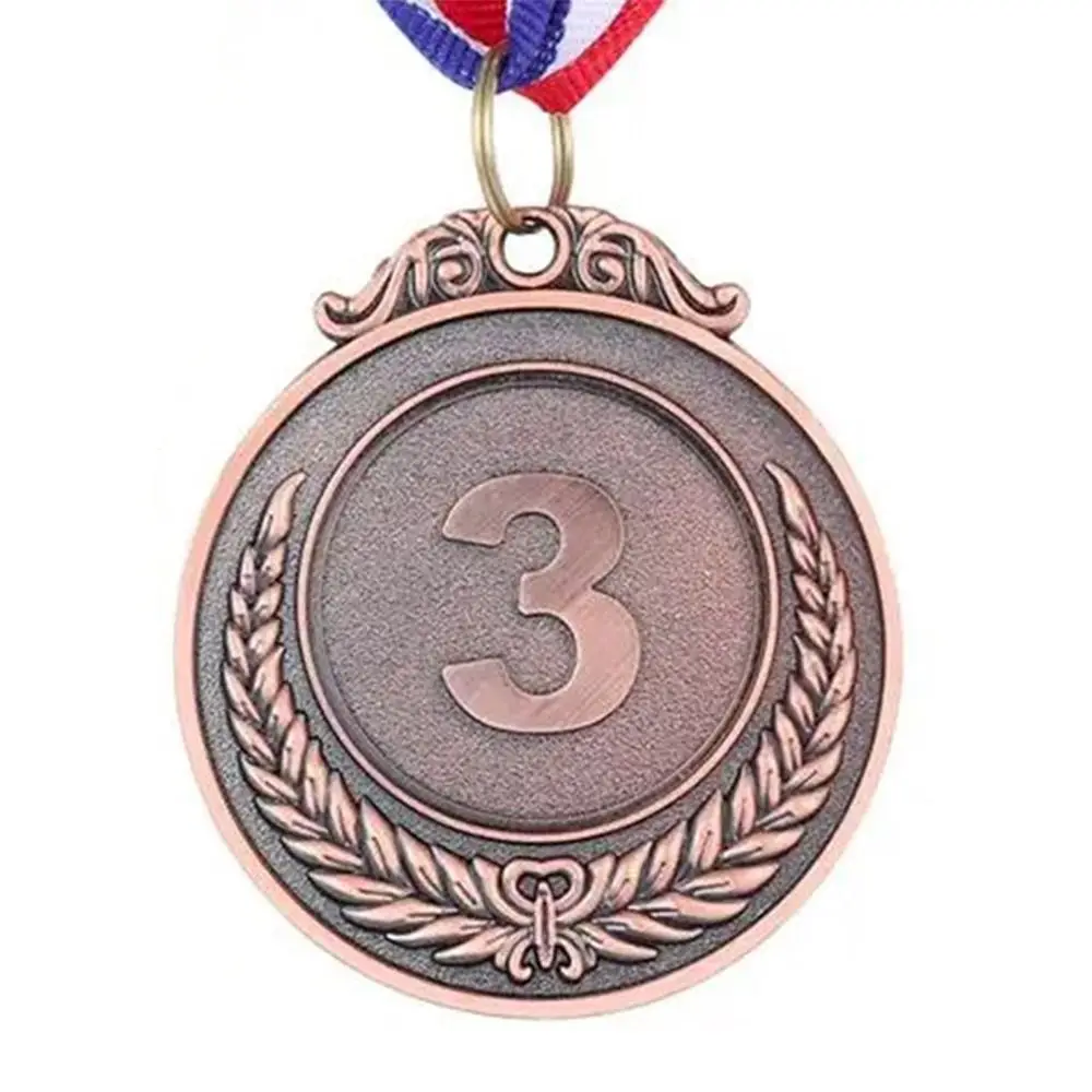 

Winner Reward Gold Silver Bronze Medals Dancing Sports Game Zinc Alloy Award Medals Running Swimming Competition Rewards