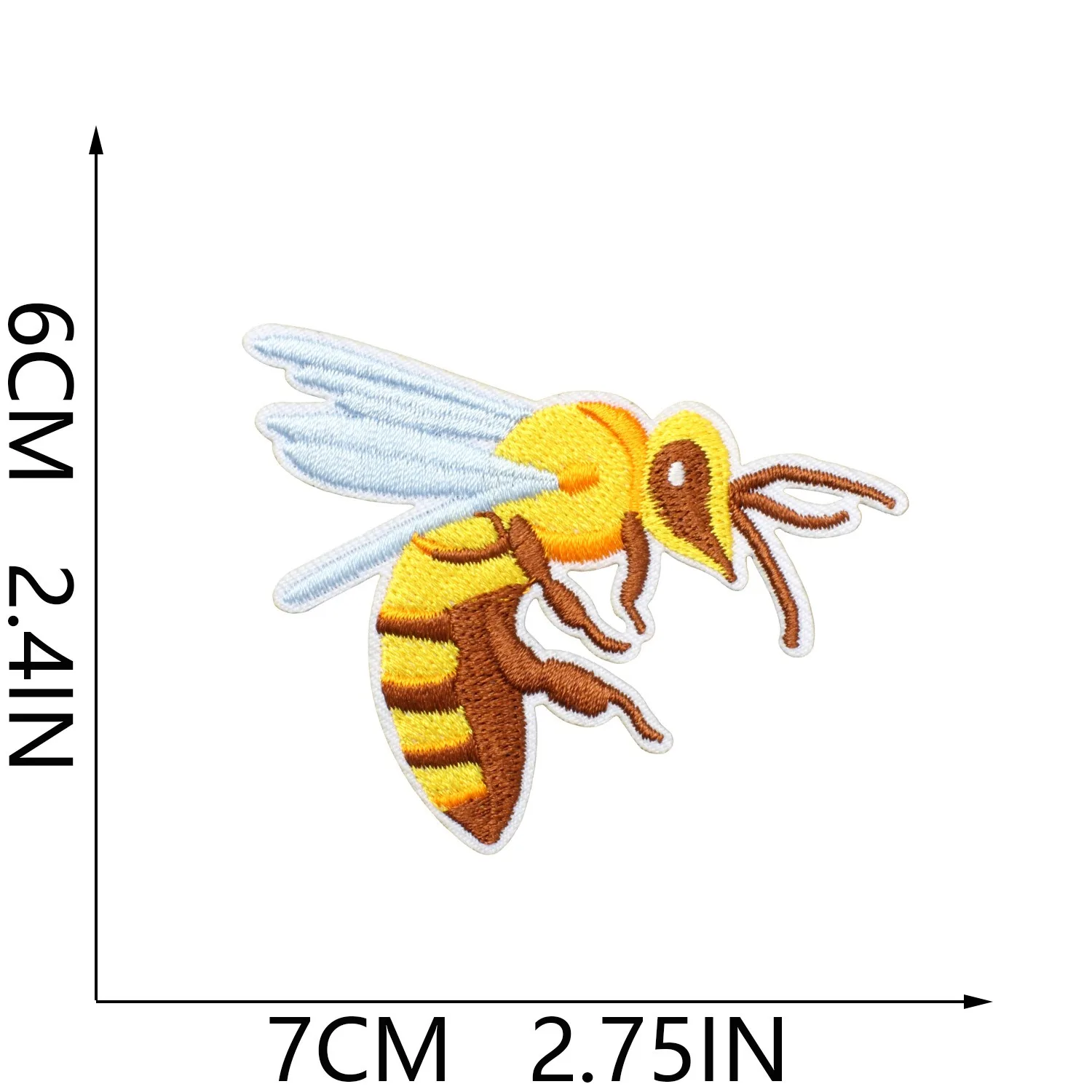 1PCS Insect Honey Bumblebee Embroidery Sticker Bee Hornet's Nest Nectar Patch Iron On For DIY Retail Cloth Decoration