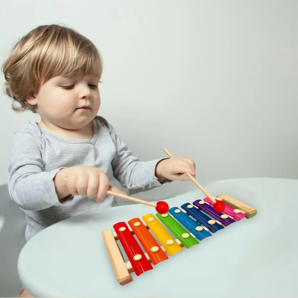 Kids Wooden Xylophone Educational Percussion Musical Instrument Toy for Toddlers Baby Wood Instrument Toys Accessories