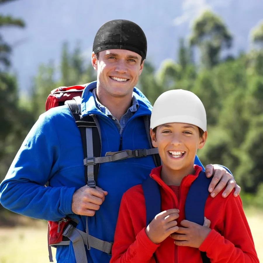 Boao 6 قطع قبعات جمجمة تبريد خوذة قبعة صلبة بطانة العرق فتل الجري قبعة ركوب الدراجات للرجال والنساء #6