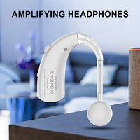 USB Rechargeable Digital Hearing Aid Behind the Ear Sound Amplifier Elderly Noise Cancelling Deaf Care Portable