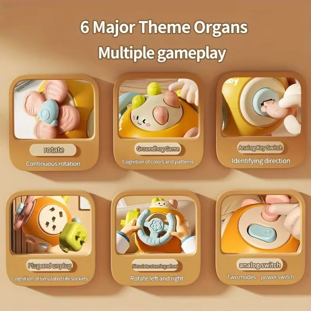 

Многогранная головоломка Busy Cube, обучающая детская доска Монтессори, познавательная многофункциональная сенсорная занятая куб