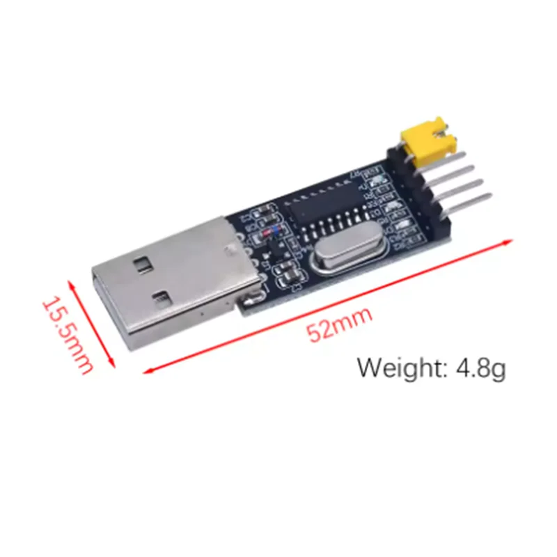 CH340 module USB to TTL CH340G upgrade download a small wire brush plate STC microcontroller board USB to serial instead PL2303