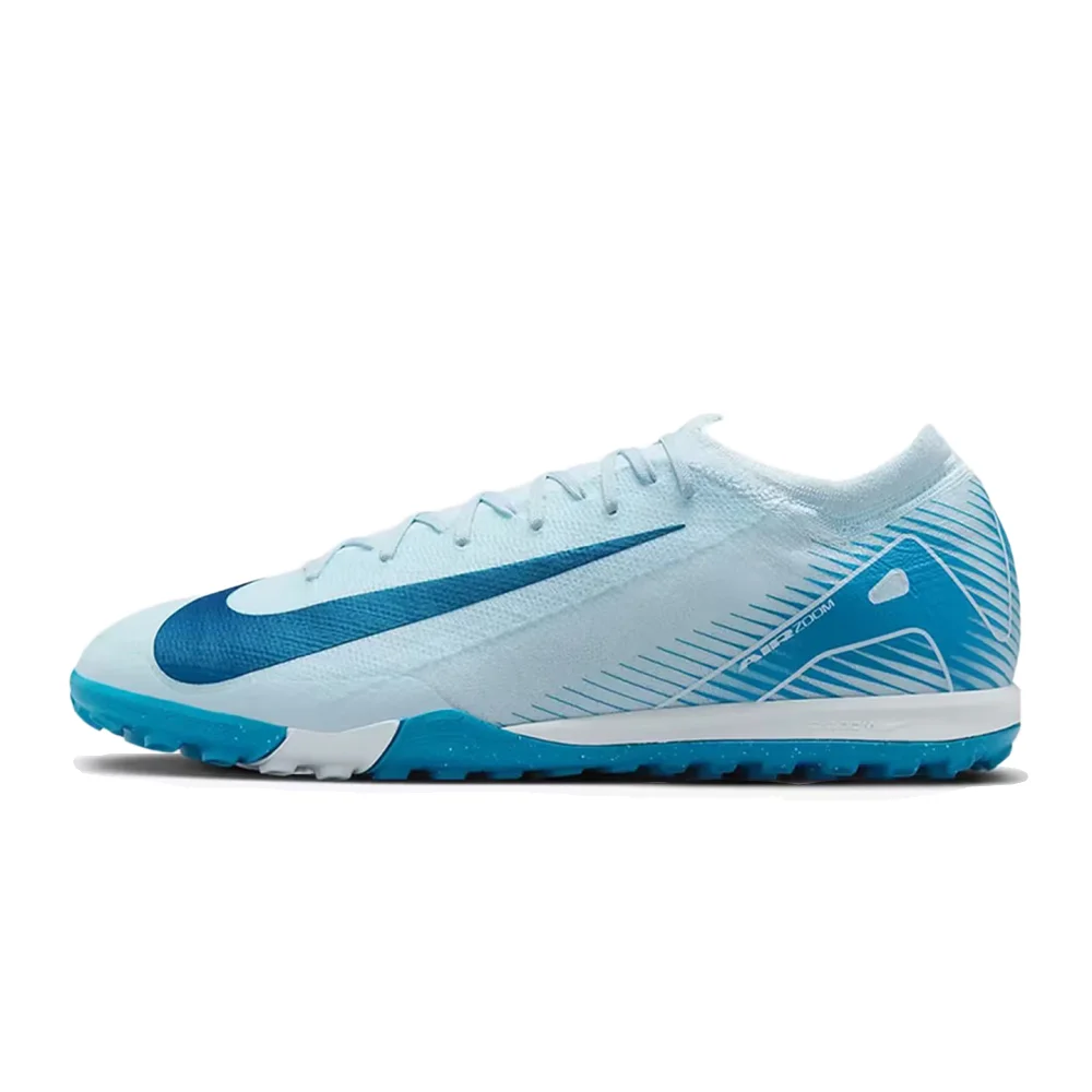 Nike Mercurial Vapor 16 Pro Zoom Vapor 16 Pro TF (Rubber Studs) Anti-Slip Durable Soccer Cleats Men's White/Blue FQ8687-400 view 2
