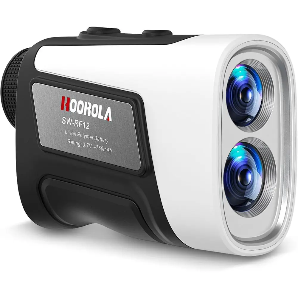 

1200 Yard Rangefinder with Slope, 7x Magnification, IP54 Waterproof, Rechargeable, Vibration Lock, Golf Accessories for Men & Wo