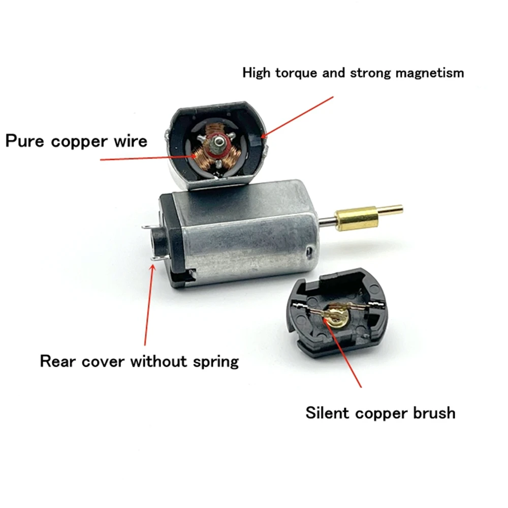 FF180 High Speed Mute Hair Clipper DC Motor Electric Push Shear Special Motor 2.4V 3V 3.7V 4.2V 23000rpm