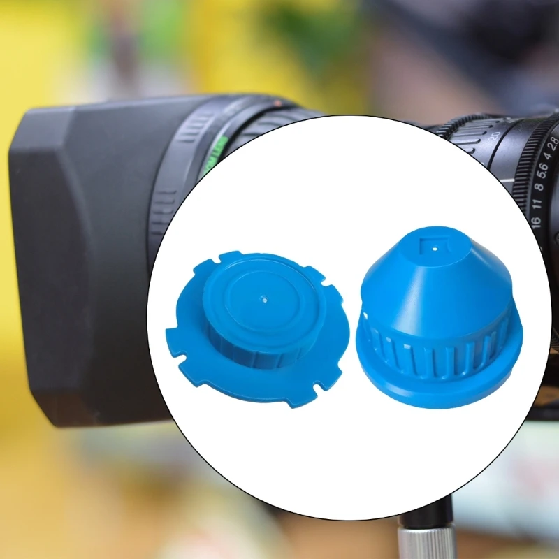 PL Mount Cinema Lens Caps Set, Durability ABS Plastic Body and Rear Caps for PL Mount Cameras Movie Lens