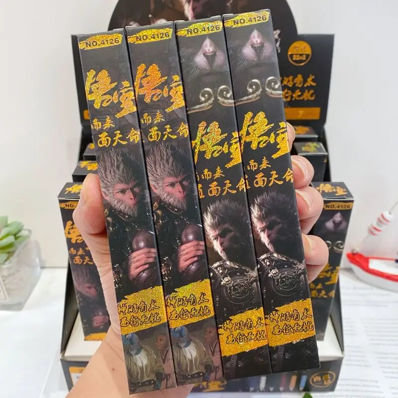 24pcs/36pcs New Black Myth: Wukong Press Gel Pen Student Writing Pen Kids Gift Stationery Wholesale