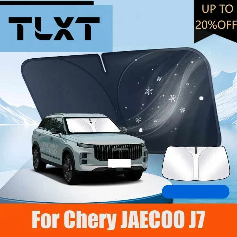 

Для Chery JAECOO J7 2023 2024 2025 автомобильный солнцезащитный козырек на лобовое стекло, солнцезащитный козырек на лобовое стекло, аксессуары для защиты от ультрафиолета