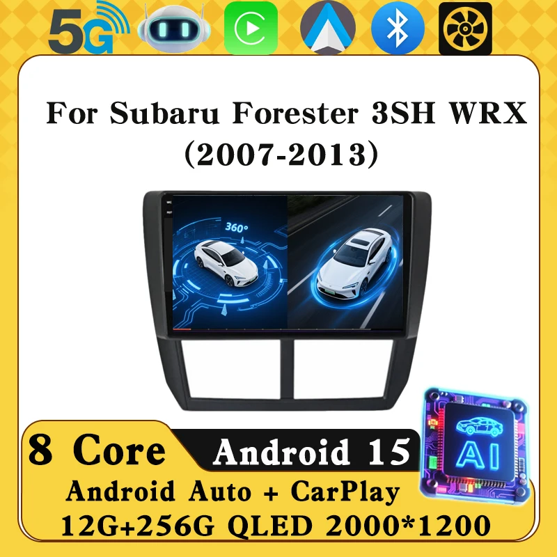 Radio Multimedia para Auto con Android 16 y Carplay para Toyota Verso R20 2009-2018, Reproductor de Video, Navegación GPS, Sin 2 Din