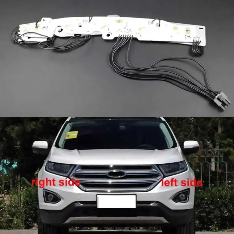 For Ford Edge 2015 2016 2017 2018 2019 LED DRL Board Daytime Running Light Source Module Headlight Repair Replacement