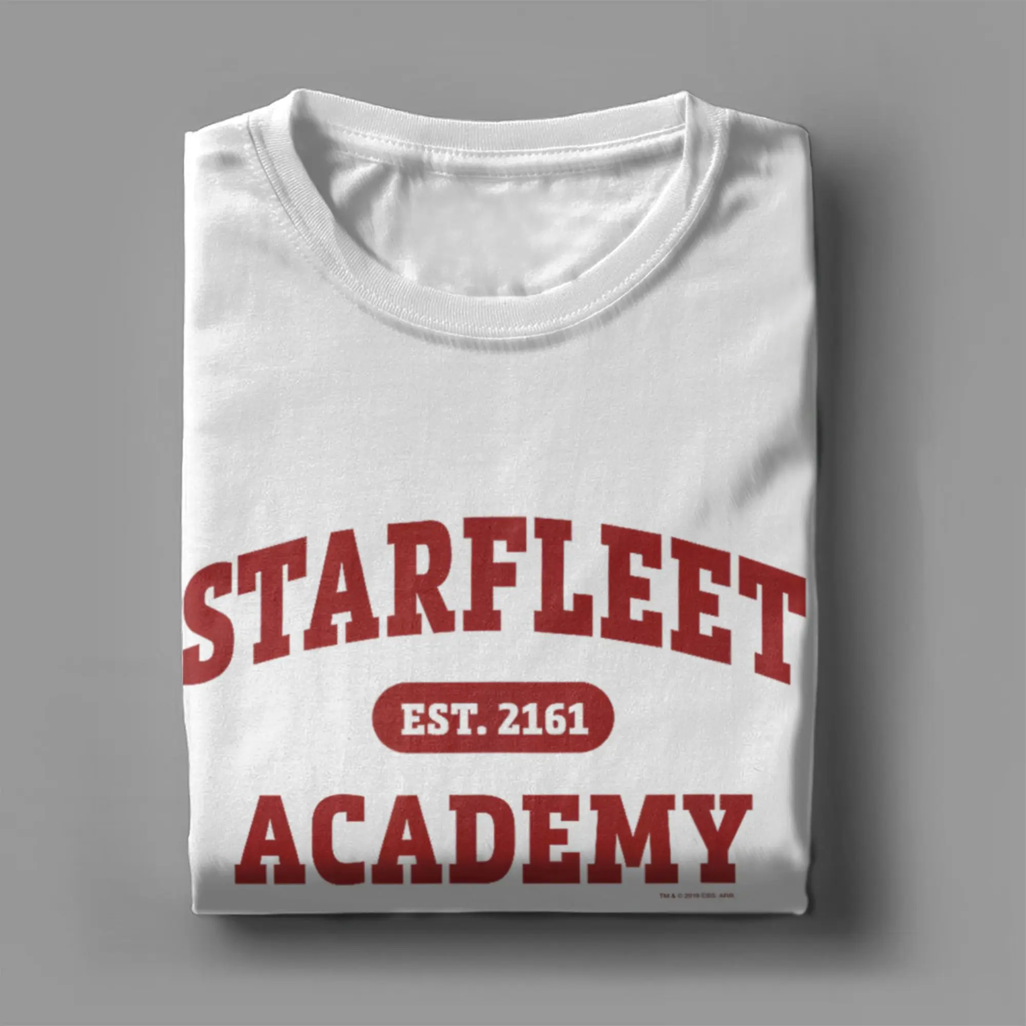 تي شيرت رجالي من Stars Treks Starfleet Academy EST تي شيرت 100% قطن تي شيرت صيفي برقبة دائرية تي شيرت عصري رائع غير رسمي مقاس كبير