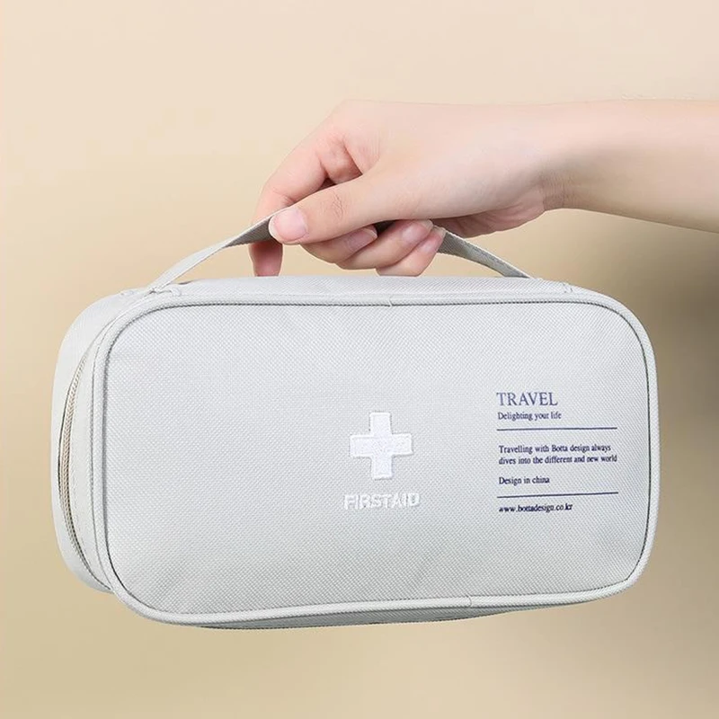 Portable Medicine Bag Cute First Aid Kit Medical Emergency Kits Organizer Outdoor Household Medicine Pill Storage Bag Traveling