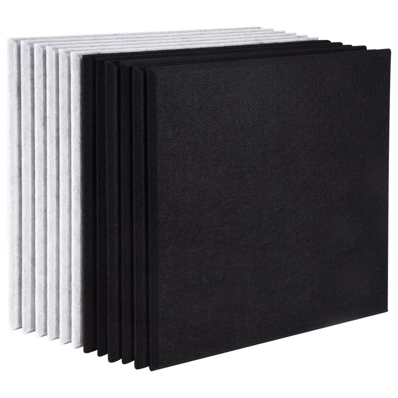 12 Pcs Acoustic Foam Panels,Soundproofing Panel Beveled Edge Sound Panels, Acoustic Treatment Used In Home&Offices Wall