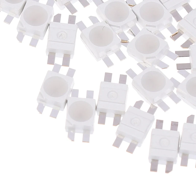 50 Uds 6028/3528-WS2812B RGB (similar a WS2812B) Chip LED de píxeles SMD integrado IC programable RGB cuentas de lámpara LED coloridas